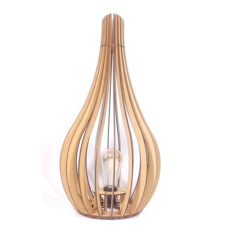 Luminária de Chão Capadócia Mod. Gota Cru 60cm