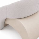 Ver imagem 7 de Poltrona Decorativa Confortável Pé Palitos:Linho Prata
