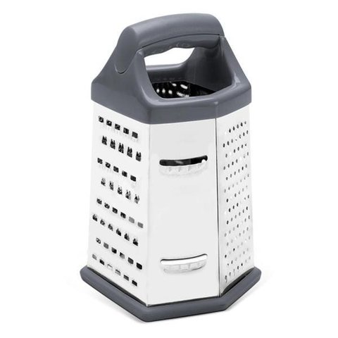 Ralador 6 Faces Top Pratic Abs Aço Inox 11,5x20cm Brinox