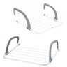 Mini Varal Portátil Secador de Roupas Janelas Varanda Porta Box Banheiro Lavanderia - 1