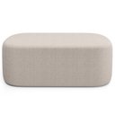 Ver imagem 4 de Cabeceira Cama Box 100cm Lanna com Puff Recamier Doha W01 Bouclê Creme - Lyam Decor