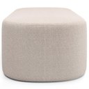 Ver imagem 2 de Cabeceira Cama Box 100cm Lanna com Puff Recamier Doha W01 Bouclê Creme - Lyam Decor