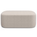 Ver imagem 7 de Cabeceira Cama Box 100cm Lanna com Puff Recamier Doha W01 Bouclê Creme - Lyam Decor