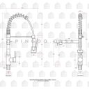 Ver imagem 6 de Cuba para Cozinha Gourmet Pia Aço Inox com Acessórios Nawa 50cm e Torneira Gourmet Munim Pingoo
