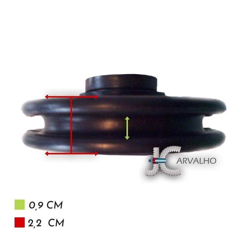 Roldanas 100mm Aparelho de Academia com Rolamento 5 Unid - 3