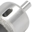 Ver imagem 4 de Serra Copo Diamantada Refrigerada 50mm Porcelanato Vidro Mármore | 04 Un