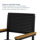 Ver imagem 7 de Conjunto Sala de Jantar  8 LugaresRetangular Tampo Madeira Maciça 200x90cm Mesa Athenas com Cadeiras Madri