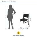 Ver imagem 4 de Conjunto Sala de Jantar  8 LugaresRetangular Tampo Madeira Maciça 200x90cm Mesa Athenas com Cadeiras Madri