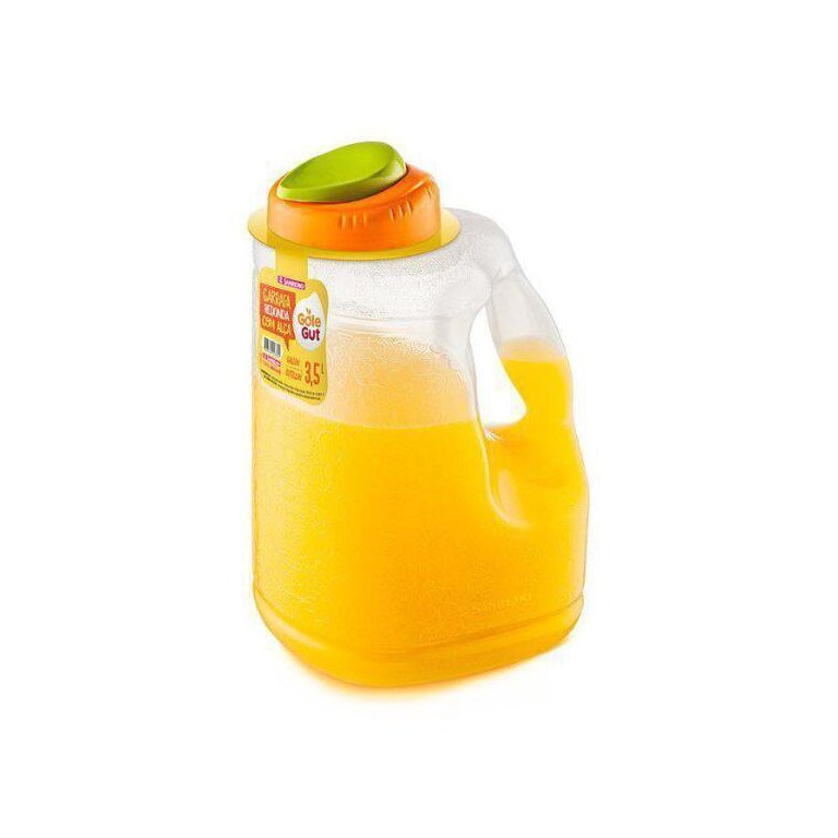 Garrafa Plástica Sanremo Gole Gut Com Alça 3.5L