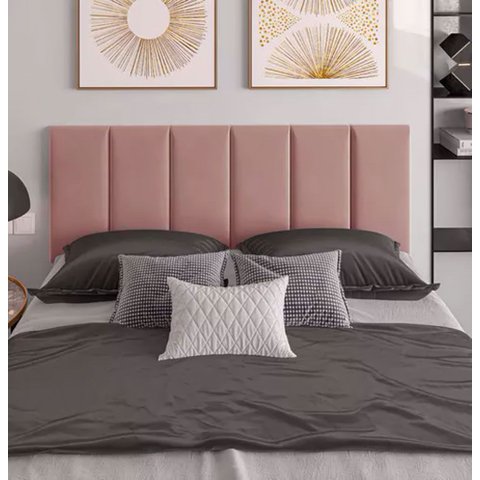 Cabeceira Imperial Lisa Cama Casal 1.40 Rose