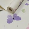 Papel De Parede Infantil Borboletas Lilás - 2