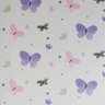 Papel De Parede Infantil Borboletas Lilás - 1