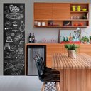 Ver imagem 2 de Adesivo Decorativo Parede Chalkboard Lousa para Cozinha/ Área Gourmet - Pizza 1,80 X 0,50 M