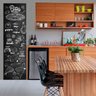 Adesivo Decorativo Parede Chalkboard lousa para cozinha/ área gourmet - PIZZA 1,80 x 0,50 m - 2