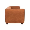 Ver imagem 3 de Sofá Namoradeira Amsterdam 1,40m Veludo Terracota - Inova Decorações