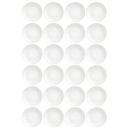 Jogo 24 Pratos Rasos 28cm Sophia Tramontina Porcelana Branca Restaurante Hotel - 1 Jogo 24 Pratos Rasos 28cm Sophia Tramontina Porcelana Branca Restaurante Hotel - 1