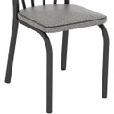 Ver imagem 7 de Conjunto de Mesa Lotus 75cm com 4 Cadeiras 121 Preto Platina Artefamol