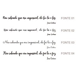 Frases Personalizadas em MDF Lettering 1,2m - 1