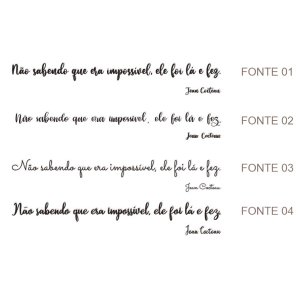 Frases Personalizadas em MDF Lettering 1,2m