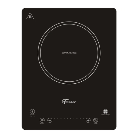 Fogão Cooktop Boca de Indução Mesa Vitrocerâmica 220v - Fischer 1 Boca
