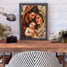 Quadro Decorativo Inspiração Familia de Jesus Mosaico Parede - 4