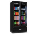 Ver imagem 3 de Refrigerador Expositor Vertical Imbera Porta Dupla 810 Litros Full Black Bivolt Inverter G326