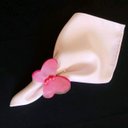 Ver imagem 2 de Guardanapo Tecido Rosa Bebê Kit 6 Cozinha Mesa Jantar 0,40x0,40