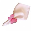 Ver imagem 1 de Guardanapo Tecido Rosa Bebê Kit 6 Cozinha Mesa Jantar 0,40x0,40