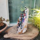 Ver imagem 6 de Altar Congá com 12 Orixás de 10 Cm Umbanda Branco Dourado