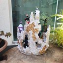 Ver imagem 5 de Altar Congá com 12 Orixás de 10 Cm Umbanda Branco Dourado