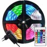 Kit Fita De Led Rgb De 5 Metros + Controle 24 Teclas + Fonte - 1