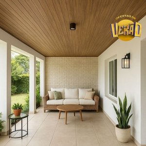 Forro Vinílico Pvc Carvalho Lambri 5m X 20cm M2