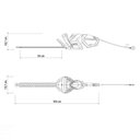 Ver imagem 3 de Podador de Cerca-viva Elétrico Tramontina Pe50 com Navalha de 500 Mm de Comprimento 600 W 127 V Tram