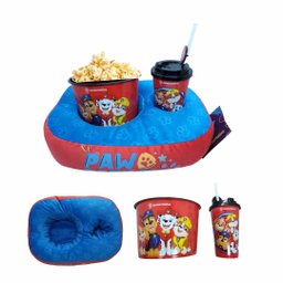 Kit Pipoca Patrulha Canina - Almofada, Copo e Balde - 3