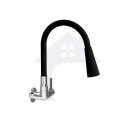 Ver imagem 2 de Torneira Monocomando Cozinha Flexível Gourmet Parede Preta