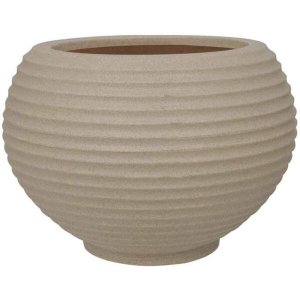 Vaso de Plantas em Plástico Bromélia 32x32cm Areia Vasart