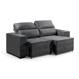 Sofá Retrátil Reclinável Suede Cancún P/ Sala 1,50m - 2