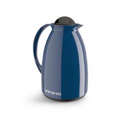Garrafa Térmica Café Chá Água Mesa Florença 0,65l Azul Escuro Cozinha Nova - 1
