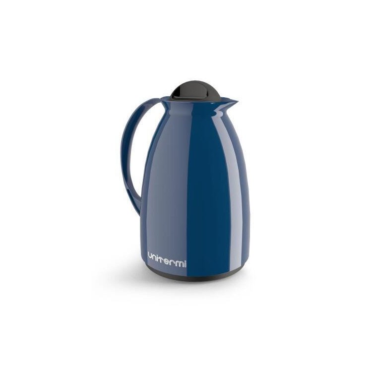 Garrafa Térmica Café Chá Água Mesa Florença 0,65l Azul Escuro Cozinha Nova