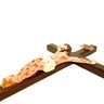 Crucifixo de Parede 33cm com Cristo Chagado em Resina - 3