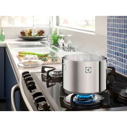 Conjunto de Panelas Aco Inox 5 Peças Electrolux Design - 4