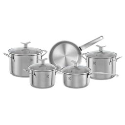 Conjunto de Panelas Aco Inox 5 Peças Electrolux Design - 5