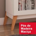 Ver imagem 4 de Cristaleira Malta 1 Porta Vidro 40x37x158 Cm Branco Genialflex