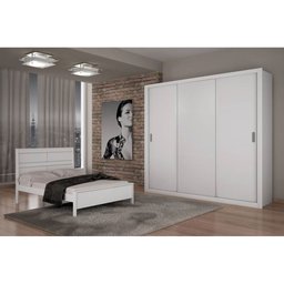 Guarda-roupa Casal 3 Portas de Correr Dora Rufato - 2