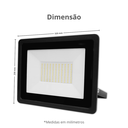 Ver imagem 3 de Refletor Led Bivolt 32x23cm 150w Potência 12000 Lúmens Temp. 5500k Durín