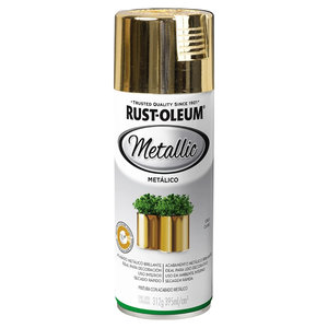 Spray Efeito Metalico Decorativo Metallico Ouro Rust Oleum