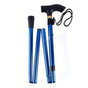 Ver imagem 1 de Bengala Retrátil Dobrável Ajustável Alum Tipo T de Ate 200kg:azul