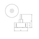 Ver imagem 2 de Serra Copo Diamantada 8mm Piso Granito Porcelanato - Cortag