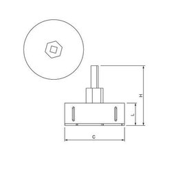 Serra Copo Diamantada 8mm Piso Granito Porcelanato - Cortag - 2