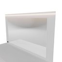 Ver mais imagens de Escrivaninha Penteadeira com LED Nina 108cm Branco Fosco